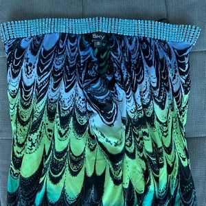Sky strapless top size S